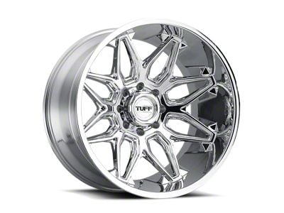 Tuff A.T. T3B Chrome 6-Lug Wheel; 22x12; -45mm Offset (04-15 Titan)