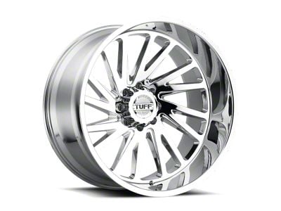 Tuff A.T. T2A Chrome 6-Lug Wheel; Left Directional; 22x12; -45mm Offset (05-15 Tacoma)