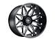 Tuff A.T. T3B Gloss Black Milled 6-Lug Wheel; 20x12; -45mm Offset (05-15 Tacoma)