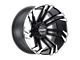 Tuff A.T. T21 Matte Black with Machined Flange 6-Lug Wheel; 20x10; -19mm Offset (22-24 Bronco Raptor)