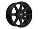 Tuff A.T. T05 Satin Black Wheel; 22x10; -20mm Offset (84-01 Jeep Cherokee XJ)