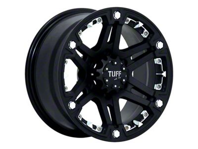 Tuff A.T. T01 Silver with Brushed Silver Face Wheel; 17x8; 20mm Offset (20-24 Jeep Gladiator JT)