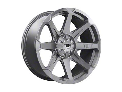 Tuff A.T. T05 Flat Gunmetal Wheel; 20x9; 20mm Offset (20-24 Jeep Gladiator JT)