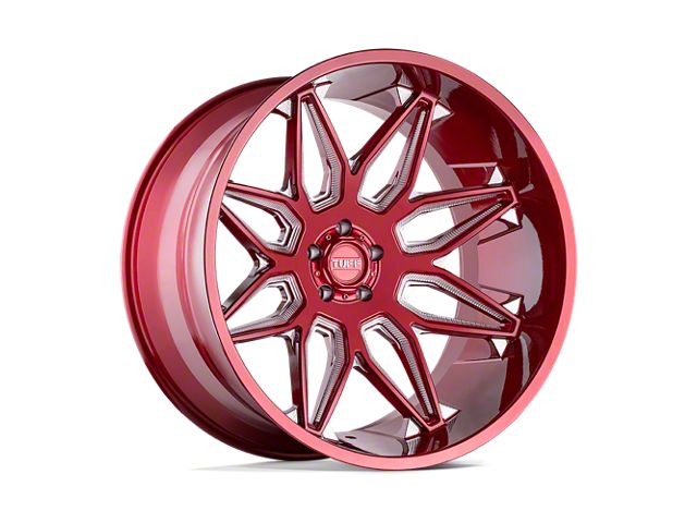 Tuff A.T. T3B Candy Red Wheel; 20x12 (20-24 Jeep Gladiator JT)