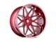 Tuff A.T. T3B Candy Red Wheel; 26x14 (20-24 Jeep Gladiator JT)