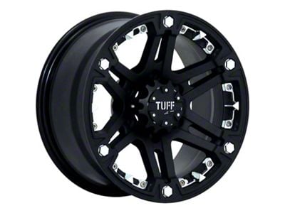 Tuff A.T. T01 Silver with Brushed Silver Face Wheel; 17x8; 20mm Offset (99-04 Jeep Grand Cherokee WJ)