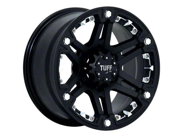 Tuff A.T. T01 Silver with Brushed Silver Face Wheel; 22x9.5 (99-04 Jeep Grand Cherokee WJ)