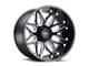 Tuff A.T. T3B Gloss Black with Milled Spokes Wheel; 20x12 (07-18 Jeep Wrangler JK)