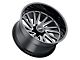 Tuff A.T. T2A Gloss Black Milled 6-Lug Wheel; 20x12; -45mm Offset (16-23 Tacoma)