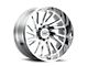 Tuff A.T. T2A Chrome 6-Lug Wheel; Right Directional; 22x12; -45mm Offset (22-24 Tundra)