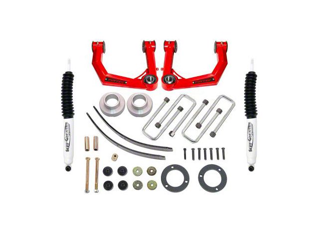 Tuff Country 3-Inch Suspension Lift Kit with Toytec Boxed Uni-Ball Upper Control Arms and SX8000 Shocks (05-23 Tacoma, Excluding TRD Pro)