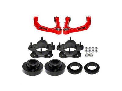 Tuff Country 3-Inch Suspension Lift Kit with Toytec Boxed Uni-Ball Upper Control Arms (22-24 Tundra)