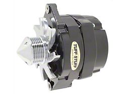 Tuff Stuff Performance Alternator with 6-Groove Bullet Pulley; 100 AMP; Stealth Black (83-86 4.2L Jeep CJ7; 84-86 2.5L Jeep CJ7)