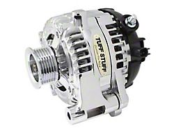 Tuff Stuff Performance Alternator with 6-Groove Pulley; 250 Amp; Chrome (12-18 3.6L Jeep Wrangler JK)