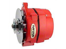 Tuff Stuff Performance Alternator with V-Groove Pulley; 100 AMP; Red (80-82 4.2L Jeep CJ7)