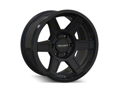 Tuff Stuff Overland Ascent Gloss Black 6-Lug Wheel; 17x8.5; 0mm Offset (05-15 Tacoma)