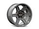 Tuff Stuff Overland Ascent Alpha Grey 6-Lug Wheel; 17x8.5; 0mm Offset (10-24 4Runner)