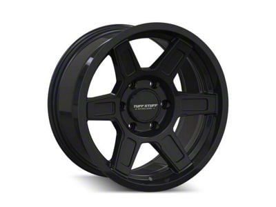 Tuff Stuff Overland Ascent Gloss Black 6-Lug Wheel; 17x8.5; 0mm Offset (03-09 4Runner)