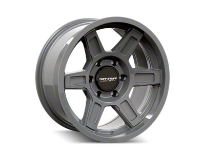 Tuff Stuff Overland Ascent Gloss Grey Wheel; 17x8.5; 0mm Offset (20-24 Jeep Gladiator JT)