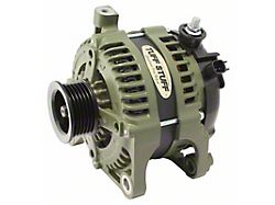 Tuff Stuff Performance Alternator with 6-Groove Pulley; 175 AMP; Army Green (07-11 3.8L Jeep Wrangler JK)