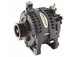 Tuff Stuff Performance Alternator with 6-Groove Pulley; 250 Amp; Wrinkle Black (07-11 3.8L Jeep Wrangler JK)