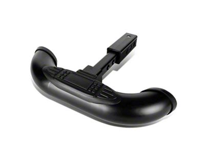 1-1/4 to 2-Inch Receiver Hitch Step; Black (Universal; Some Adaptation May Be Required)