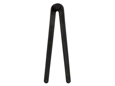 1-Inch to 6-Inch SAE Black Oxide Adjustable Face Pin Spanner Wrench