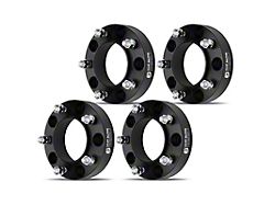 1.50-Inch 5-Lug Wheel Spacers; Black; Set of Four (07-21 Tundra)