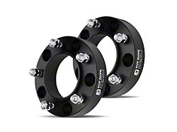 1.50-Inch 5-Lug Wheel Spacers; Black; Set of Two (07-21 Tundra)