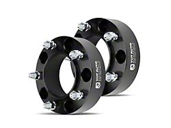 2-Inch 5-Lug Wheel Spacers; Black; Set of Two (07-21 Tundra)