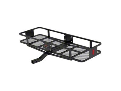 2-Inch Receiver Hitch Basket-Style Cargo Carrier; Fixed Shank; 60-Inch x 22-Inch (Universal; Some Adaptation May Be Required)