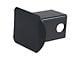 2-Inch Receiver Hitch Cover; Black Steel (Universal; Some Adaptation May Be Required)