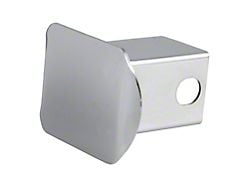 2-Inch Receiver Hitch Cover; Chrome Steel (Universal; Some Adaptation May Be Required)