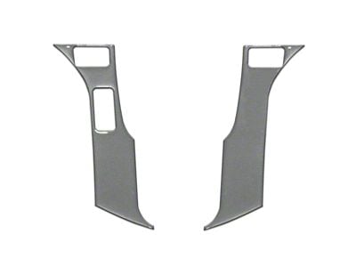 3-Button Steering Wheel Accent Trim; Magnetic Gray Metallic (14-21 Tundra)