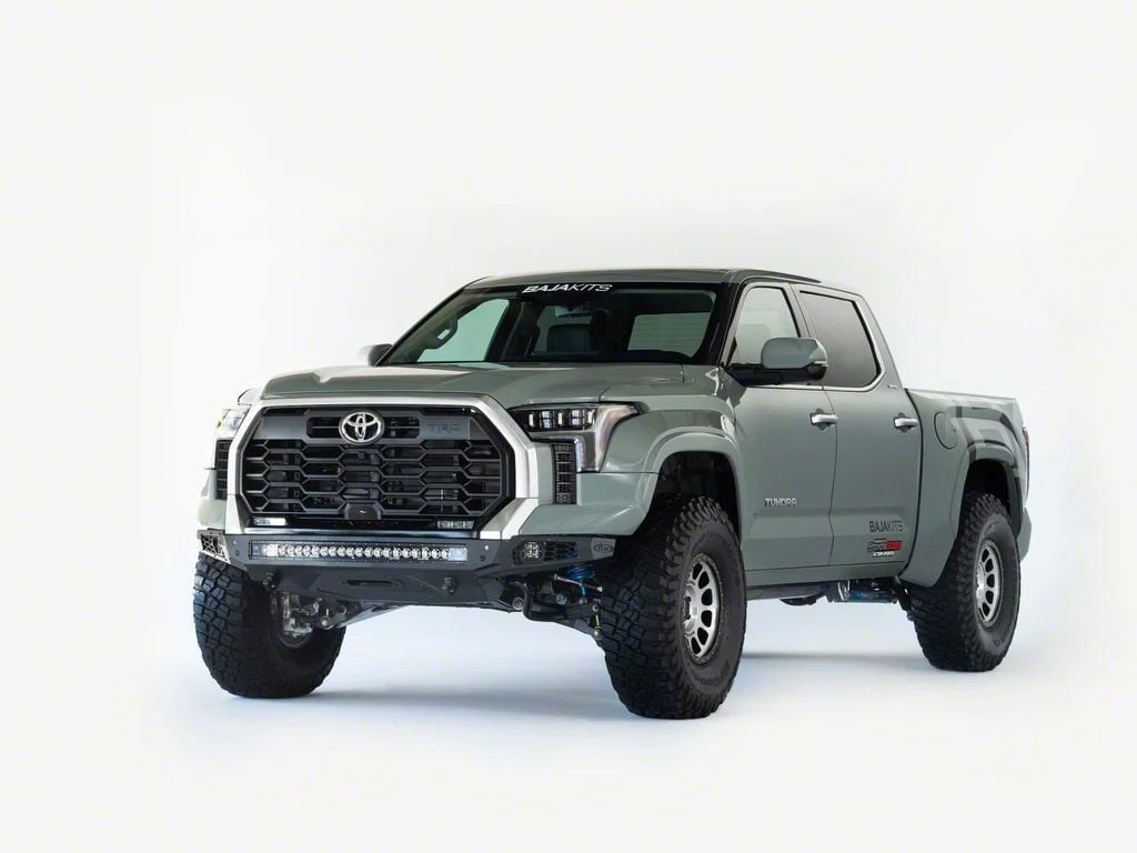 Tundra 3-Inch Bulge Fenders with Bumper Caps; Fiberglass (22-24 Tundra ...