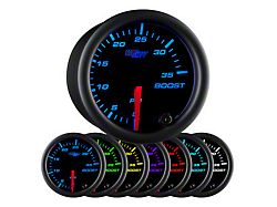 35 PSI Boost Gauge; Black 7 Color (Universal; Some Adaptation May Be Required)