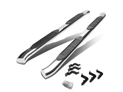 4-Inch Nerf Side Step Bars; Stainless Steel (07-21 Tundra CrewMax)