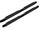 4-Inch Oval Curved Side Step Bars; Black (07-21 Tundra CrewMax)