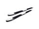 4-Inch Oval Curved Side Step Bars; Polished (07-21 Tundra CrewMax)