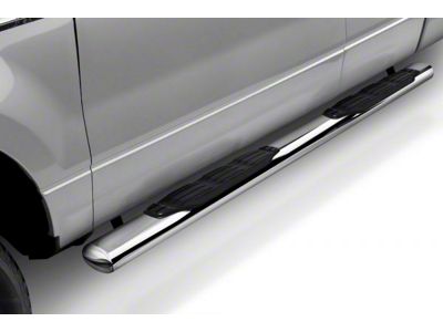 Go Rhino 5-Inch 1000 Series Side Step Bars; Polished (22-24 Tundra Double Cab)