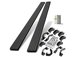 5-Inch Aluminum Running Boards; Textured Black (07-21 Tundra CrewMax)