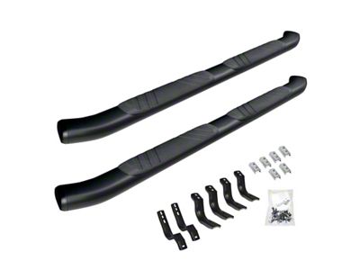 Go Rhino 5-Inch OE Xtreme Composite Side Step Bars; Black (22-24 Tundra Double Cab)