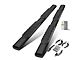 5-Inch Oval Straight Side Step Bars; Black (07-21 Tundra Double Cab)