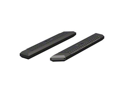 5.50-Inch AdvantEDGE Side Step Bars without Mounting Brackets; Carbide Black (07-17 Tundra Regular Cab)