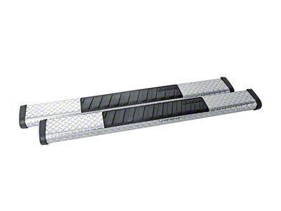 6-Inch Brite-Tread Side Step Bars without Mounting Brackets; Silver (07-21 Tundra Regular Cab)