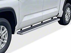 6-Inch iStep Running Boards; Hairline Silver (22-24 Tundra CrewMax)