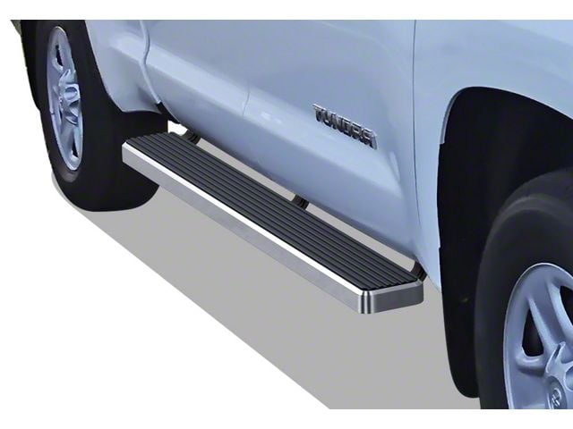 6-Inch iStep Running Boards; Hairline Silver (07-21 Tundra Double Cab)