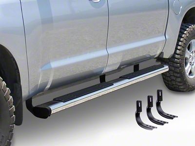 Go Rhino 6-Inch OE Xtreme Side Step Bars; Polished (22-24 Tundra CrewMax)