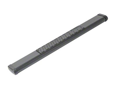 6-Inch Oval UltraBlack Tube Step Side Step Bars without Mounting Brackets; Textured Black (07-21 Tundra Regular Cab)