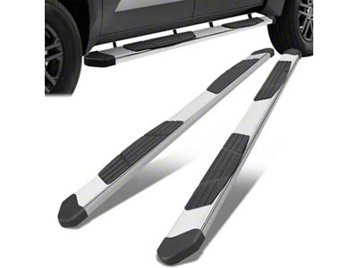 6-Inch Running Boards; Stainless Steel (22-24 Tundra CrewMax)